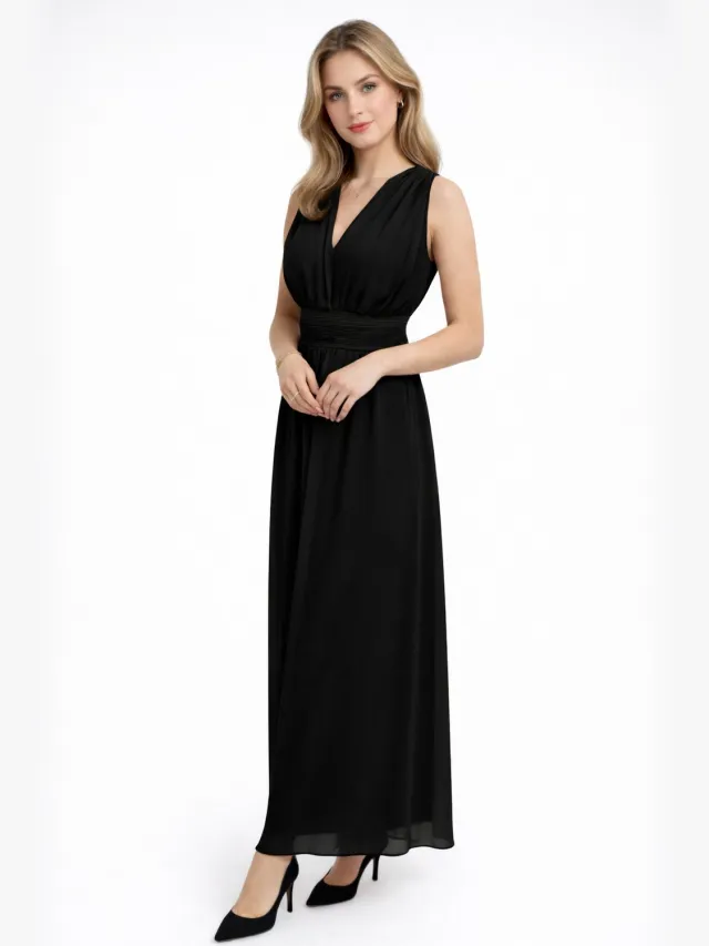 Elara Freizeitkleid Schwarz