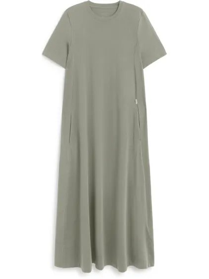 Ecoalf Women's Elettra Dress - Jurk, olijfgroen/grijs