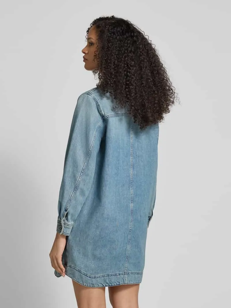 BA&SH Denimjurk met knoopsluiting model 'TONA', foto 3