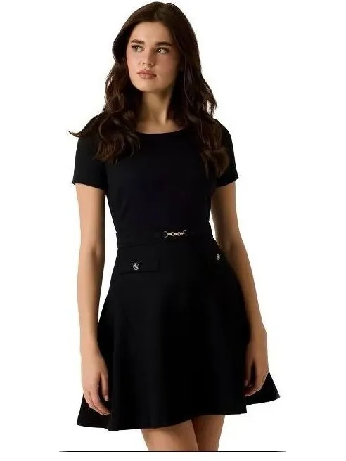 Guess Korte Jurk Guess W6BK38 K6210-JBLK Zwart