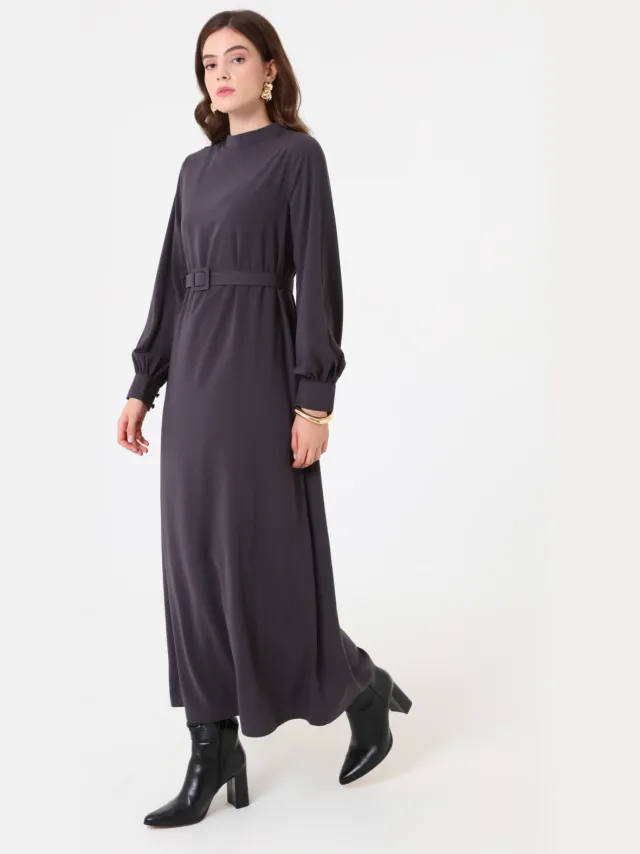 Refka Modest Dress Refka Antraciet