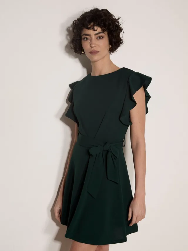 Apricot Mini-jurk van jerseycrêpe Groen