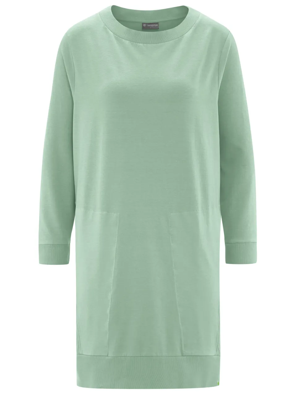 HempAge dames vegan Sweaterjurk Menta Mintgroen, foto 2