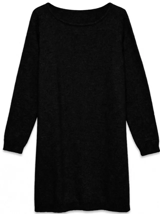 Vero Moda Gebreide jurk AWVIVA Korte jurk black 1