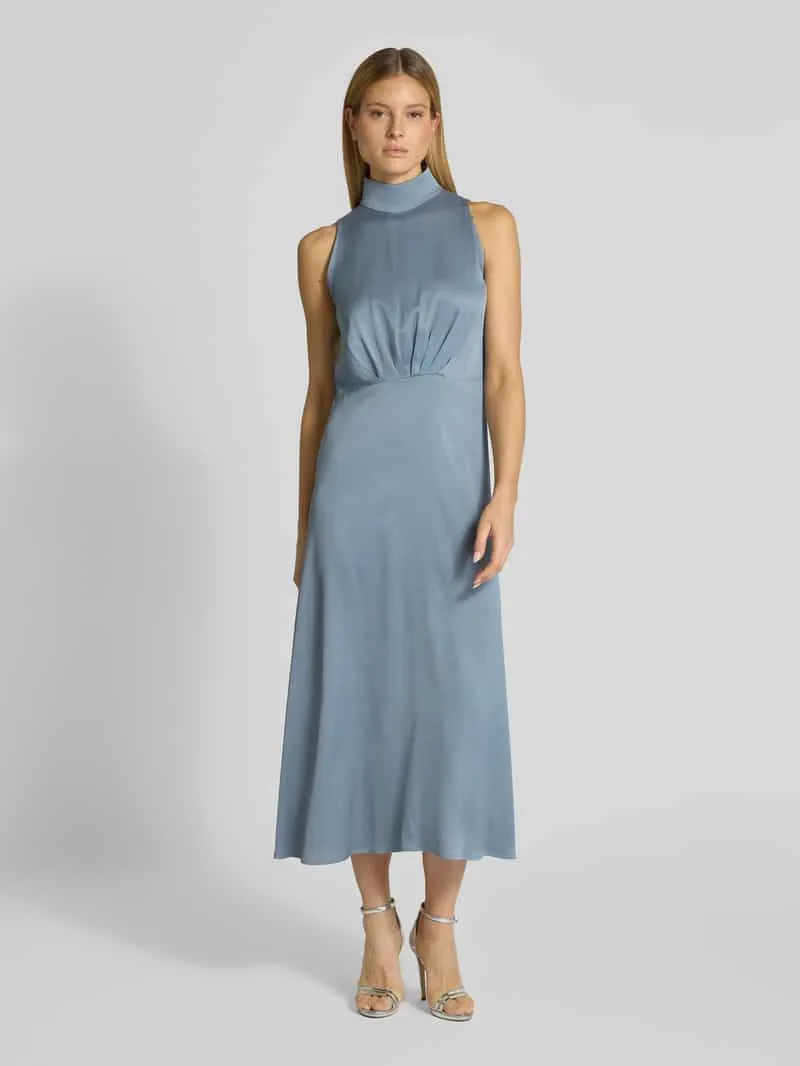 drykorn Midijurk met opstaande kraag model 'AMABEL' Bleu