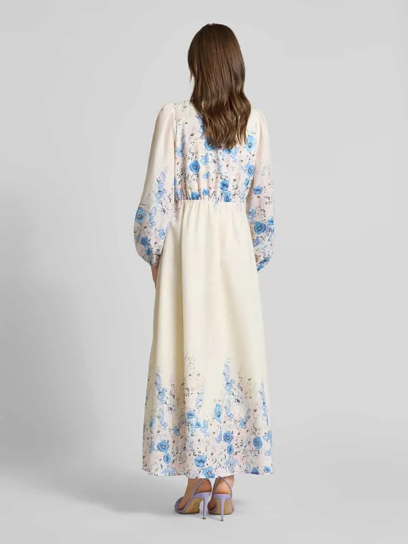 NEO NOIR maxi-jurk met V-hals model 'SILFI' wit, foto 3