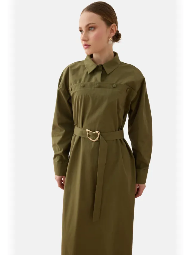 Benin Modest Dress Benin Kaki