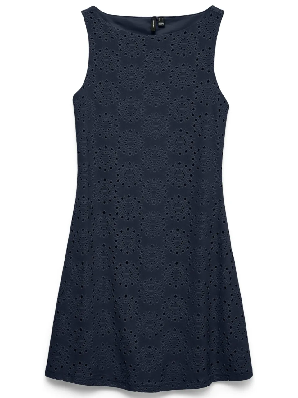 Vero Moda korte jurk broderie marineblauw, foto 2