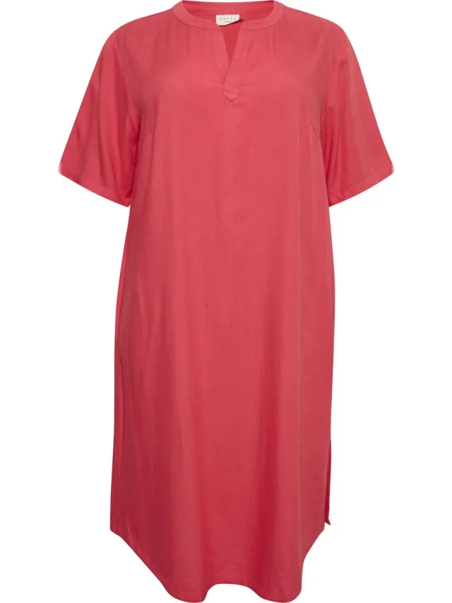 Kaffe Curve KCmille Kaftan Dress Dames Jurk Cayenne