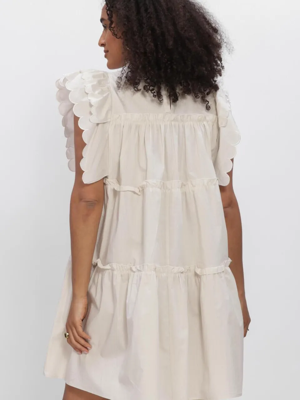 Object Dames Jurken Objhope S/l Dress - Ecru, foto 3