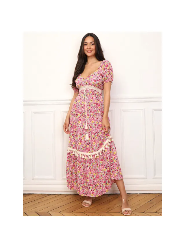 La Modeuse Jurk La Modeuse 71032_P166495 Roze