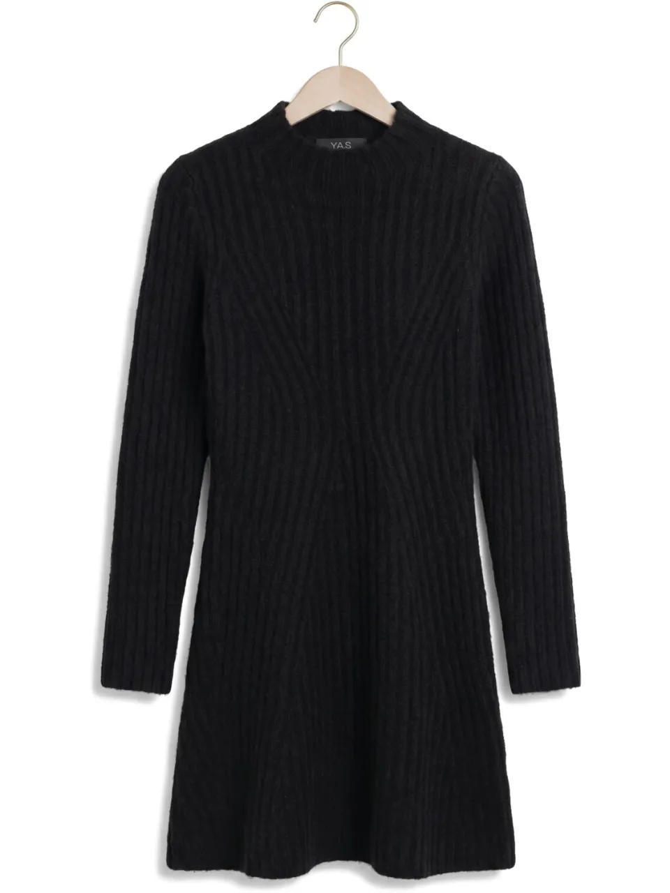 Y.A.S. YAS Dames Jurken Yasdolly Ls Knit Dress - Zwart, foto 2