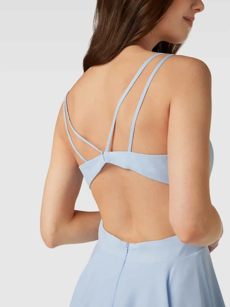 LUXUAR FASHION Cocktailjurk met cut-out lichtblauw, foto 4