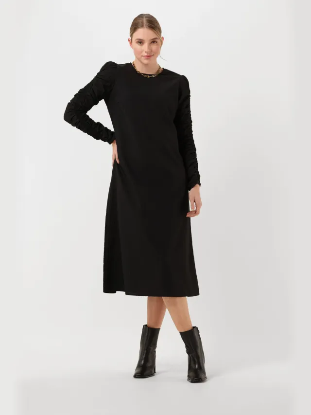 Notes du Nord Dames Jurken Eve Midi Dress - Zwart