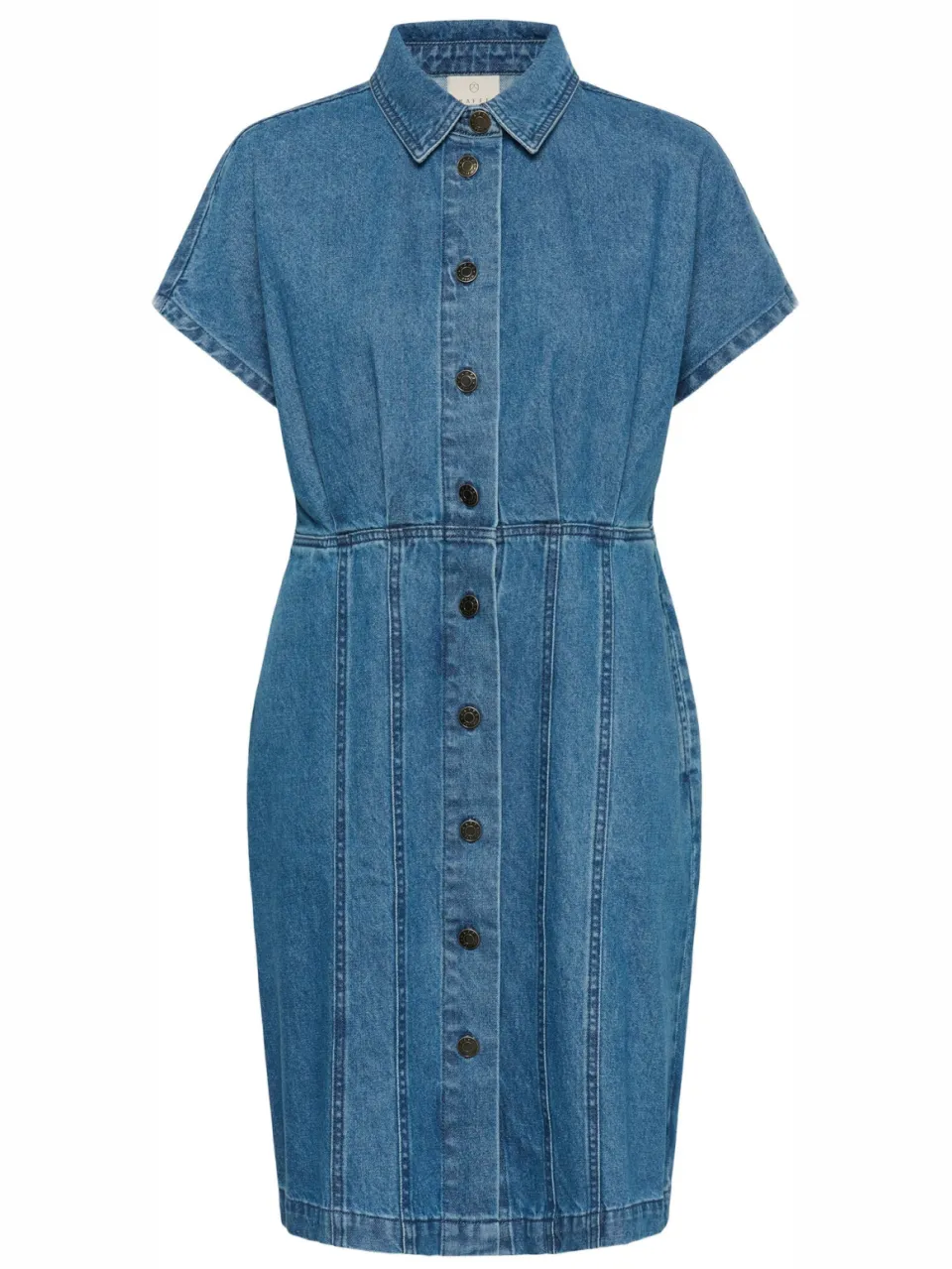 Kaffe spijkerjurk medium blue denim, foto 2