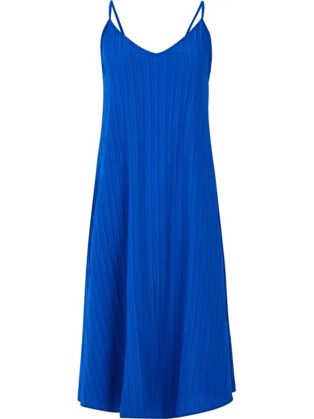 Protest Prtcove – Jurk Dames – Midi jurk – Verstelbare bandjes Denim