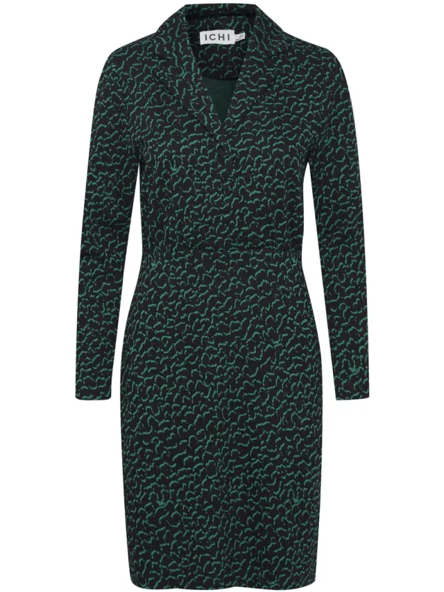 Ichi Dameshemdjurk Ichi Kate Jacquard 4 Groen