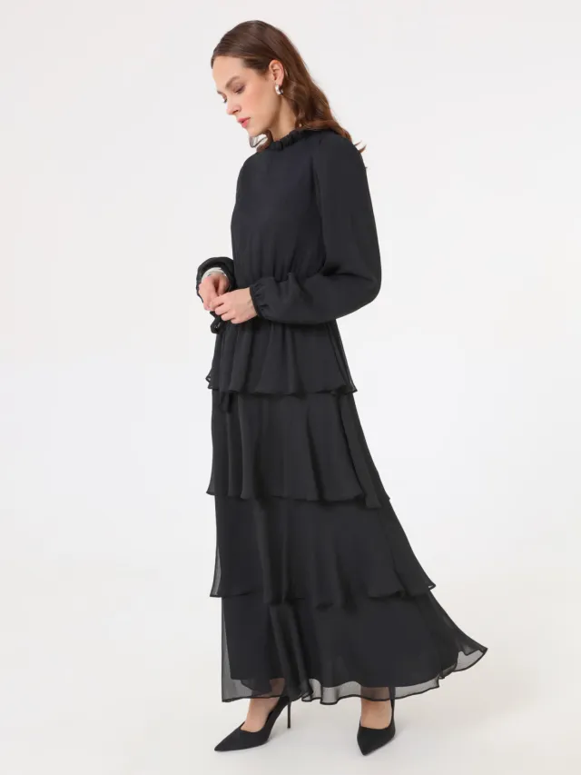 Refka Modest Dress Refka Zwart