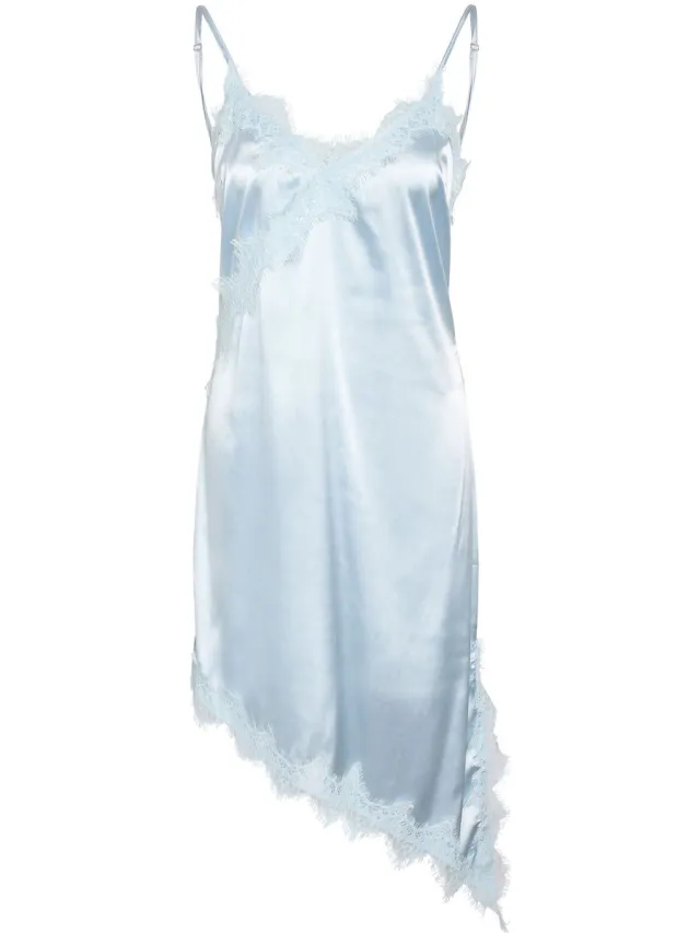 Noisy May Slipdress Satijnen Cerulean1