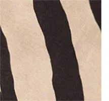 Mango halterjurk met zebraprint en open rug zwart/beige, foto 3
