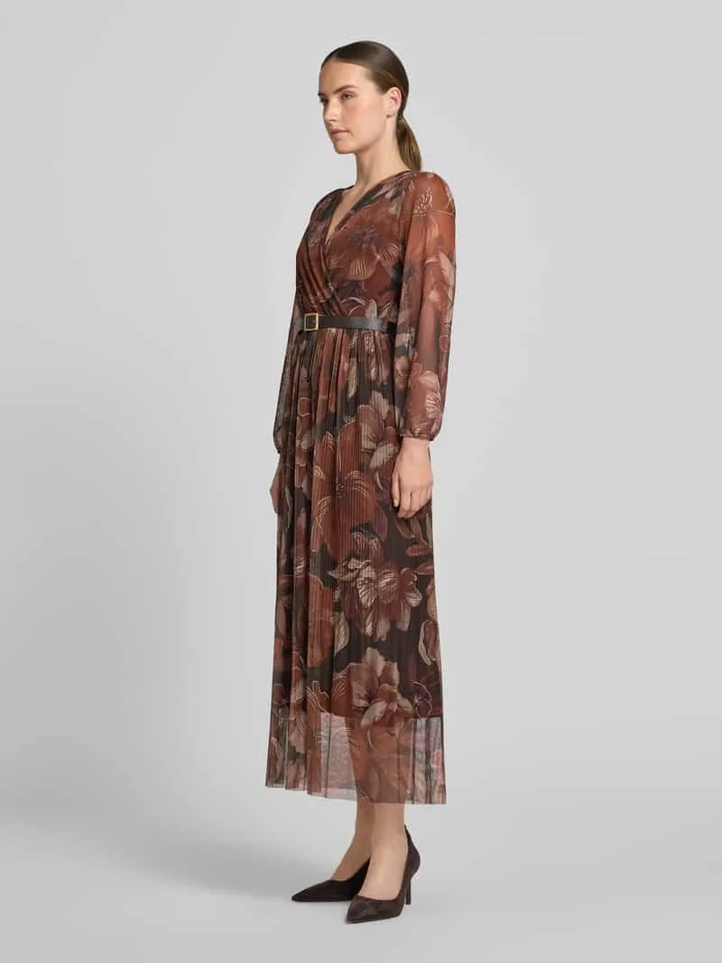 ZABAIONE Maxi-jurk met riem model 'La44uriaa' donkerbruin, foto 2