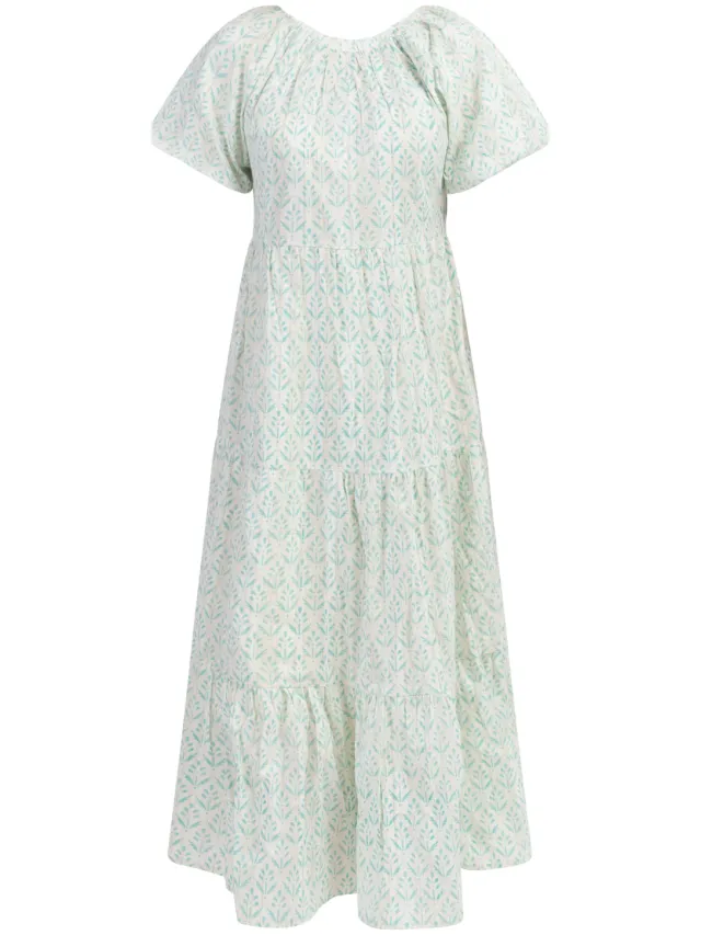 IZIA Maxi jurk Dames turkoois turquoise, foto 2