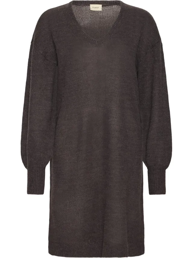 Fransa FRERETTA DR 1 - Dames - Mini jurken charcoal melange