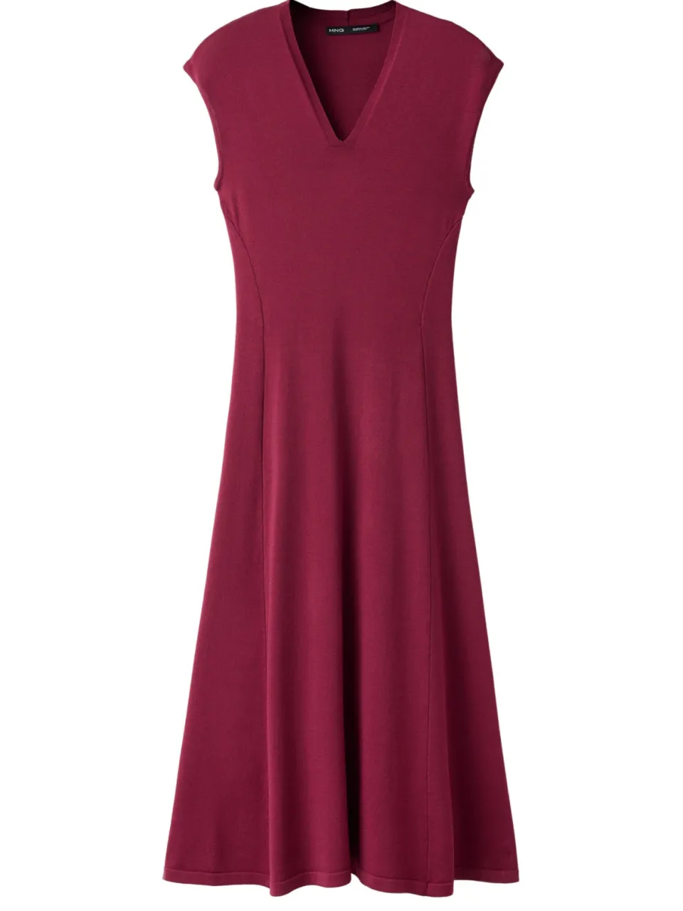 Mango midi zomerjurk - rood, foto 2