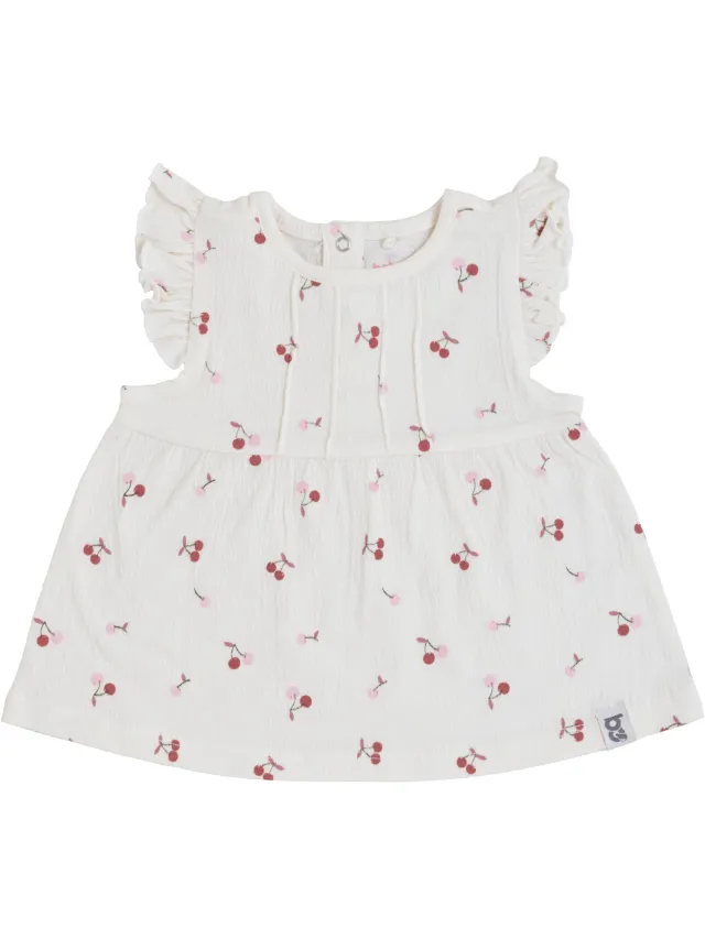 Baby's Only Jurkje Cherry - Cream - 68 - 98% katoen/2% elastaan - GOTS