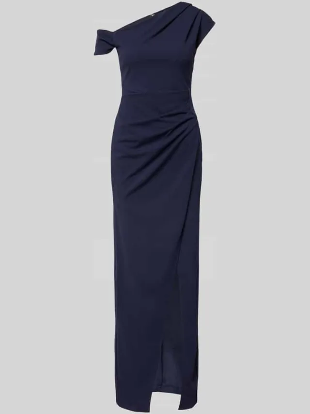 Lipsy Avondjurk in maxi-jurk met loopsplit donkerblauw, foto 2