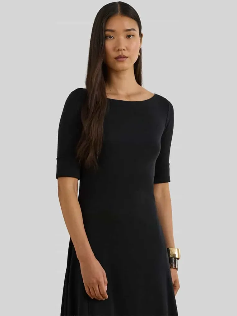 Lauren Ralph Lauren Munzie jurk zwart, foto 5