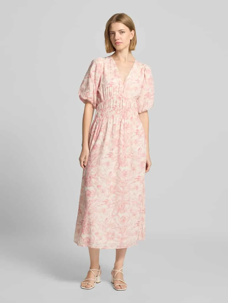 NEO NOIR midi-jurk in all-over look model 'Kalia' Offwhite