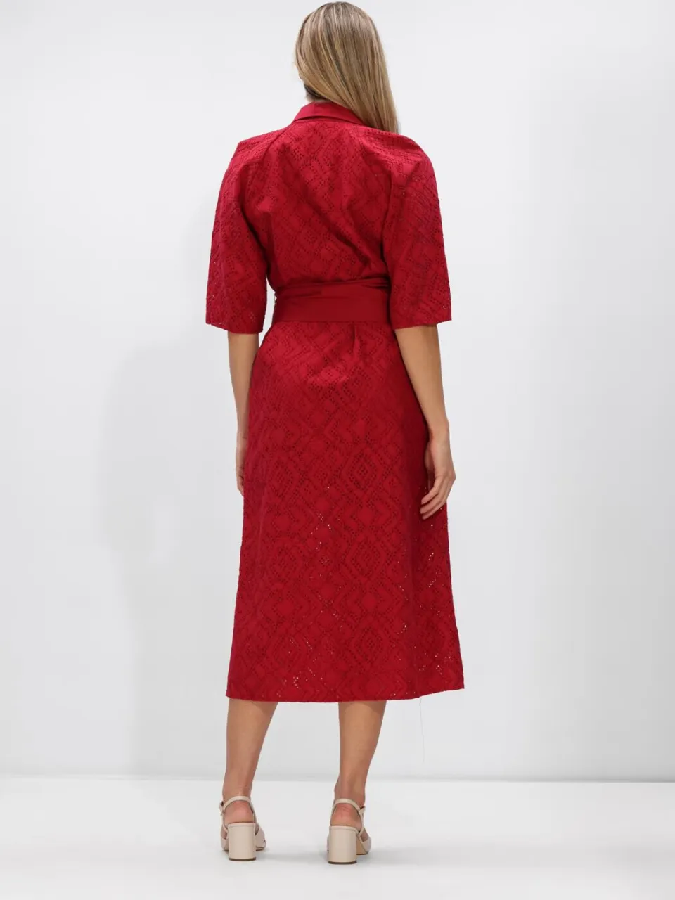 Caroline Biss Dames Jurken 1155 - Rood, foto 3