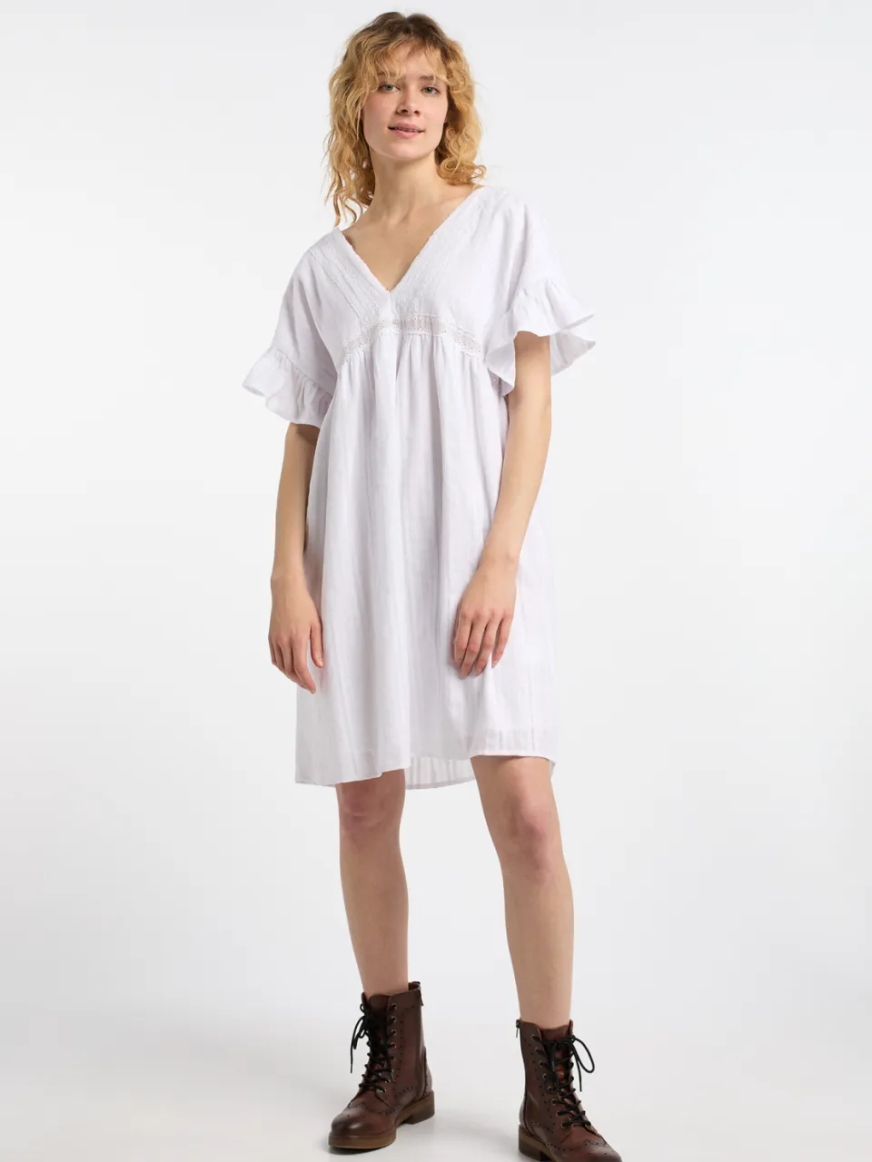 dreimaster Jurk Dames wit