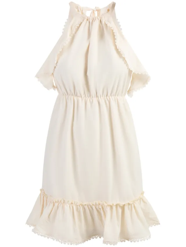 Faina Mini-jurk Dames cr crème, foto 2