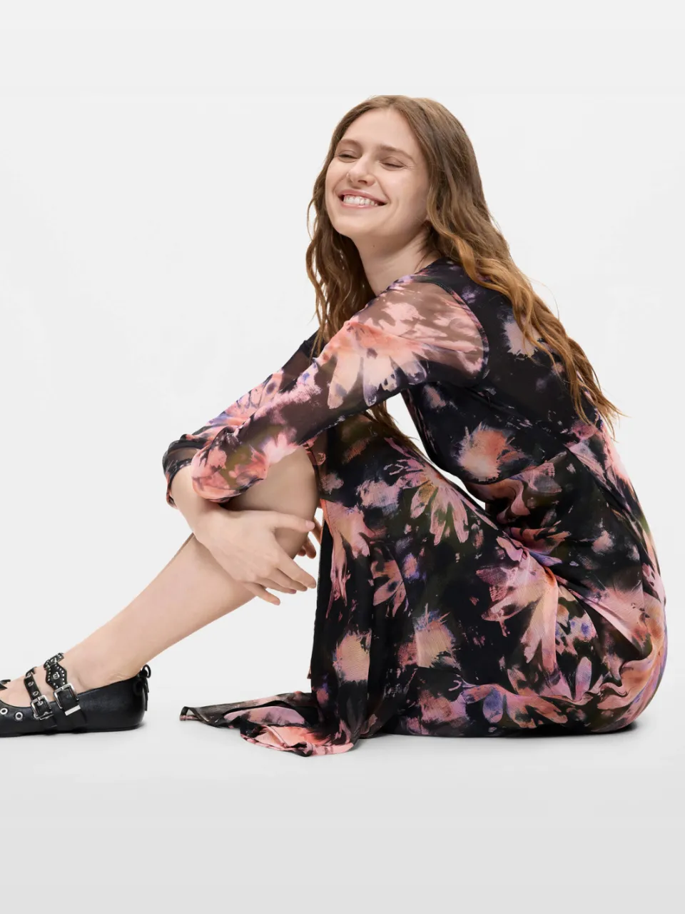 Desigual midi jurk met print - meerkleurig multi, foto 2