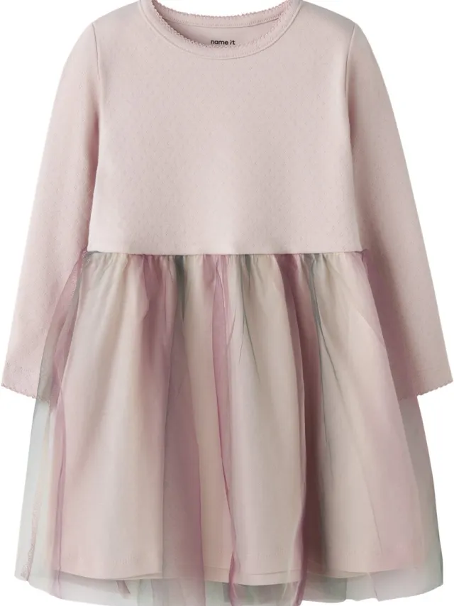 NAME IT NMFLOUISA LS DRESS - Meisjes - Jurk Lotus