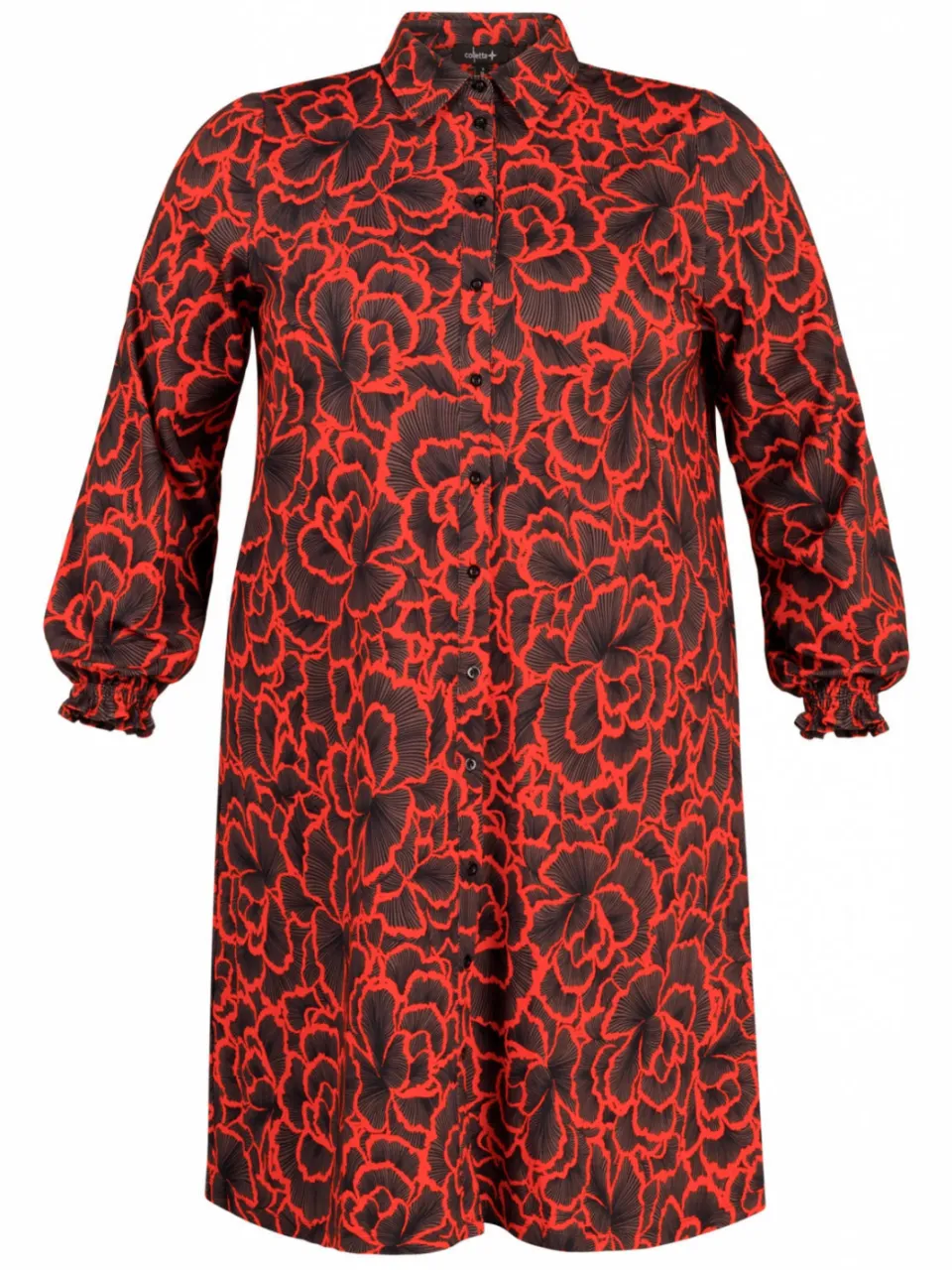 Colletta blousejurk Plus Size met print - rood, foto 2