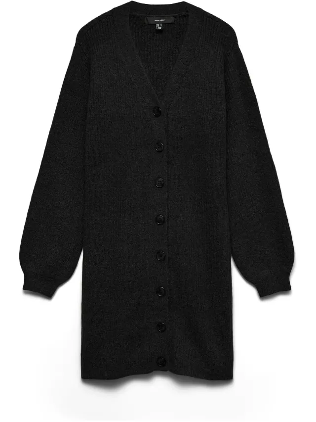 Vero Moda Gebreide jurk VMKARLA Midi-jurk Black 1