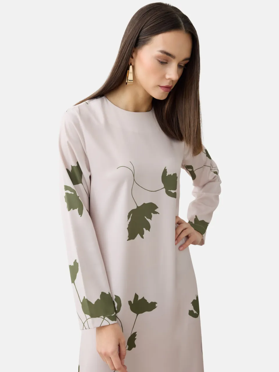 Modest Dress Refka groen, foto 2