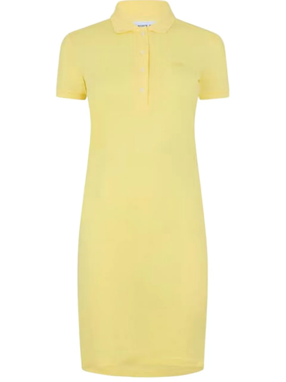 Lacoste Polojurk met kraag voor dames (Geel), foto 2