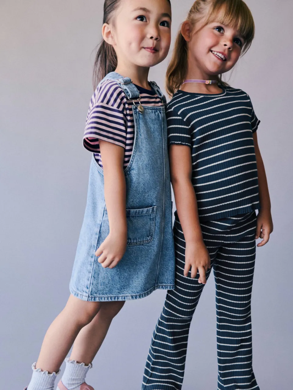 Mango Kids korte spijkerjurk lichtblauw light blue denim, foto 3