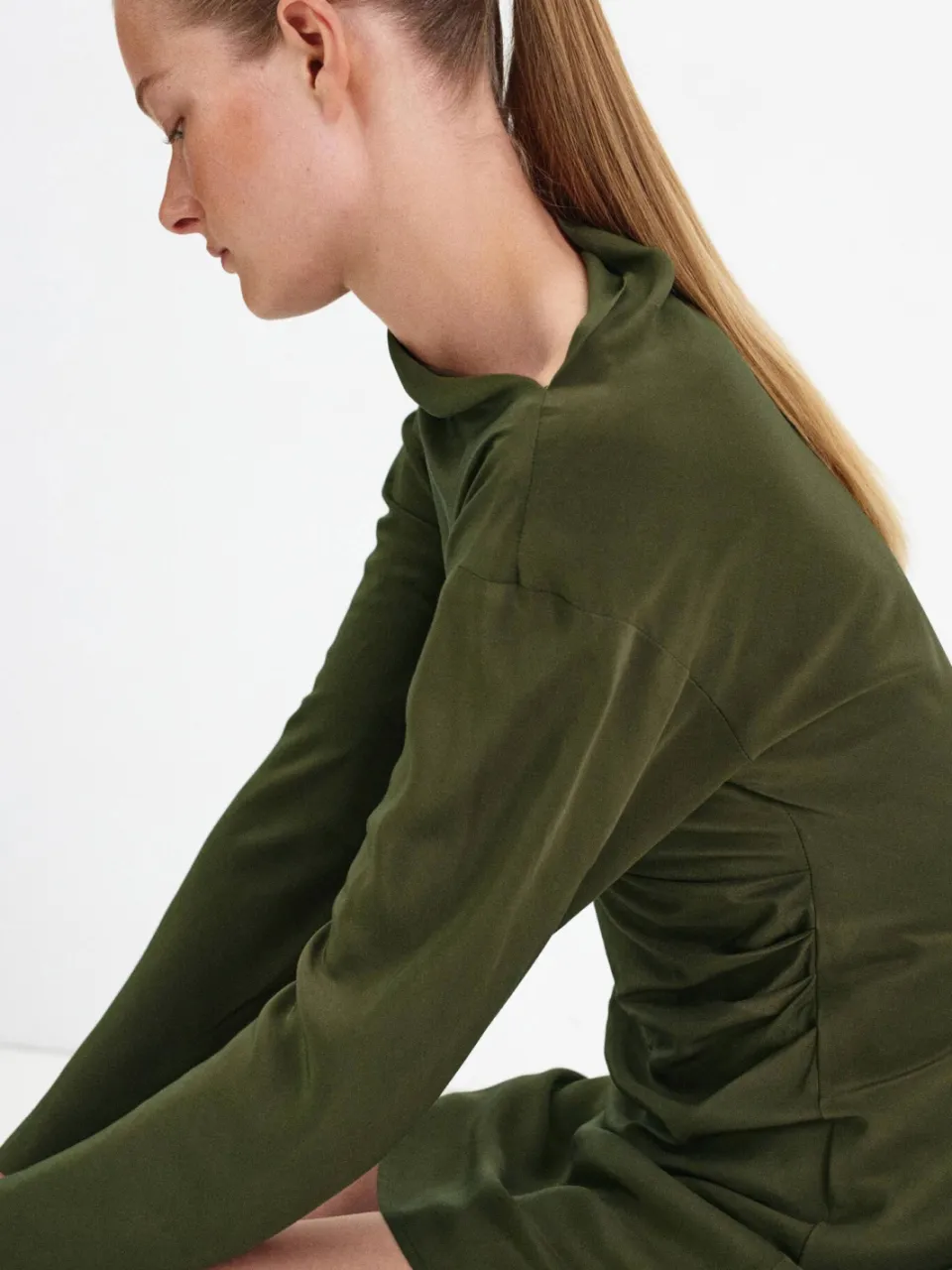Mango korte jurk - groen, foto 3
