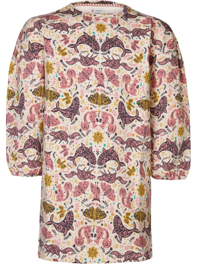 Noppies Dress Joliet long sleeve allover print Meisjes Jurk Buttercream