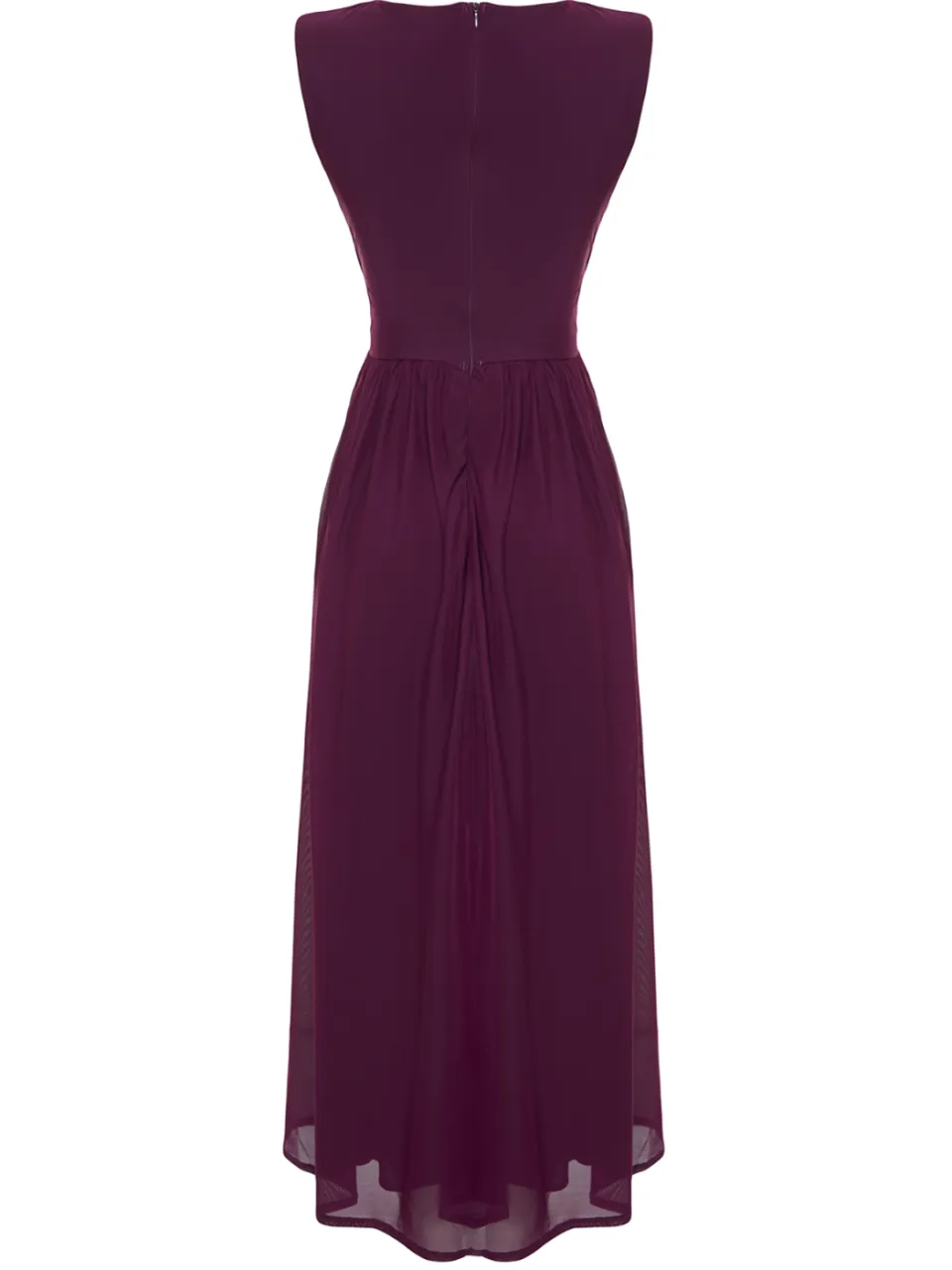 Trendyol TRENDYOLMİLLA Dames Bruin Bloemen Maxi Mouwloos Stijlvol/Avond Skater Jurken, foto 2
