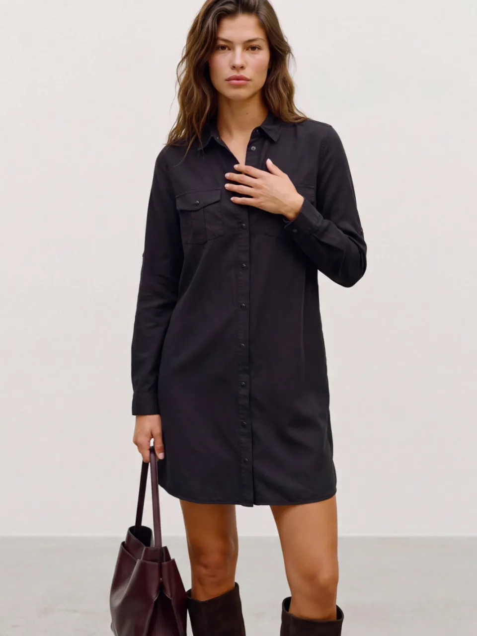 Vero Moda blousejurk VMSILLA zwart, foto 5
