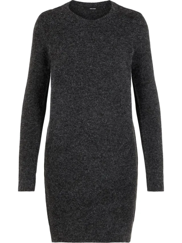 Vero Moda Gebreide jurk VMDOFFY Korte jurk Black