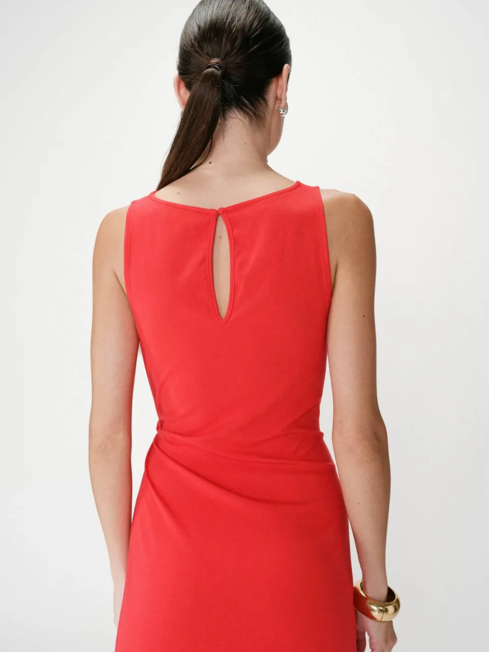Grace & Mila midi jurk rood, foto 3