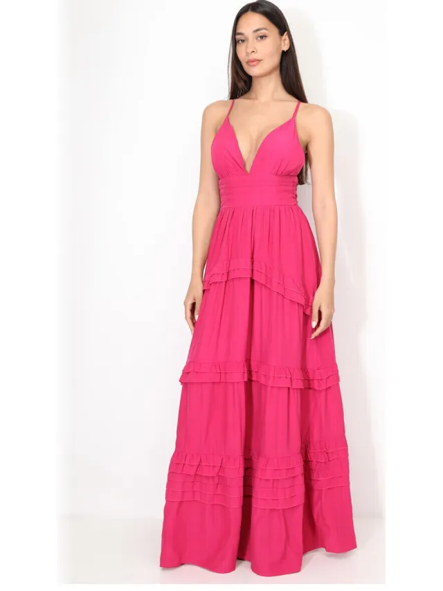 La Modeuse Jurk La Modeuse 71305_P167562 Roze