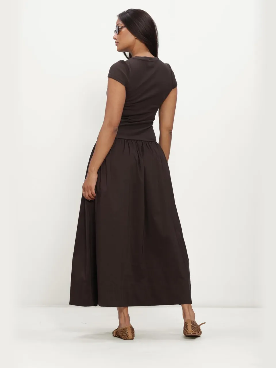 Neo Noir Dames Jurken Tuscany Dress - Bruin, foto 3